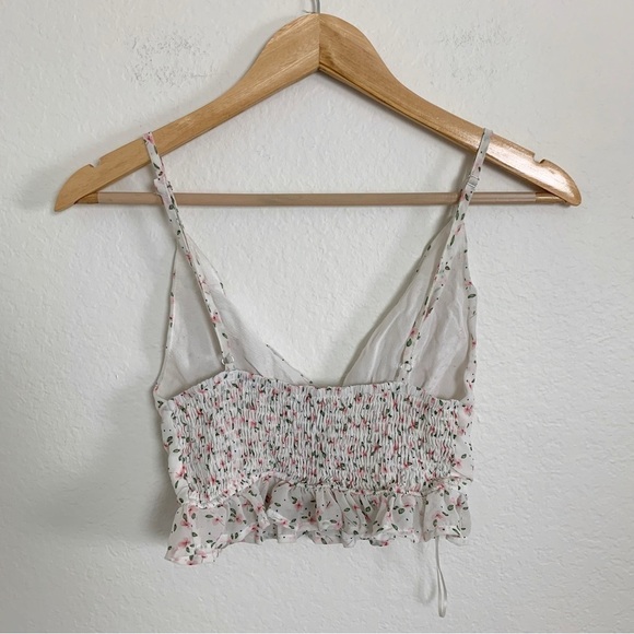 Princess Polly Ditsy Floral Crop Tank Top Size 4 - Picture 12 of 12